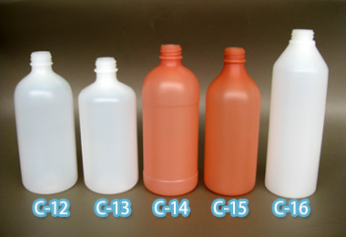 ポンプ用PE(ポリエチレン)ボトル Cシリーズ C-12～C-16